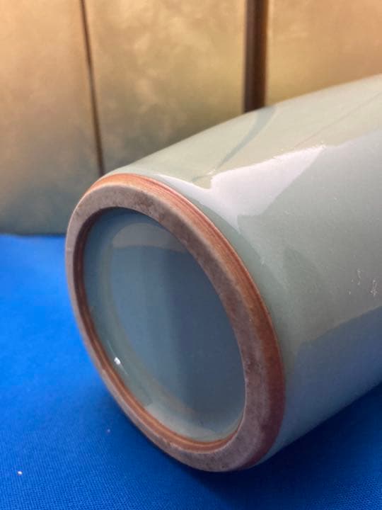 花瓶　古美術　白鳥　縁起物　新年に　飛躍