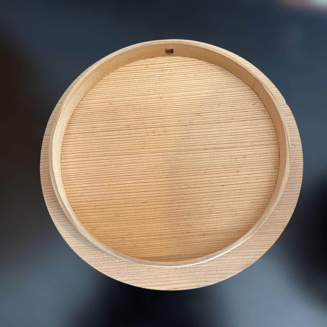 定価22000円　茶道具　木地曲水指　木製　紙箱付　送料無料