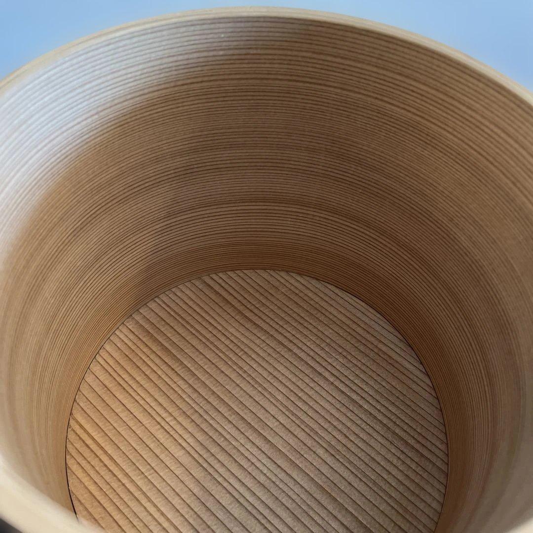 定価22000円　茶道具　木地曲水指　木製　紙箱付　送料無料