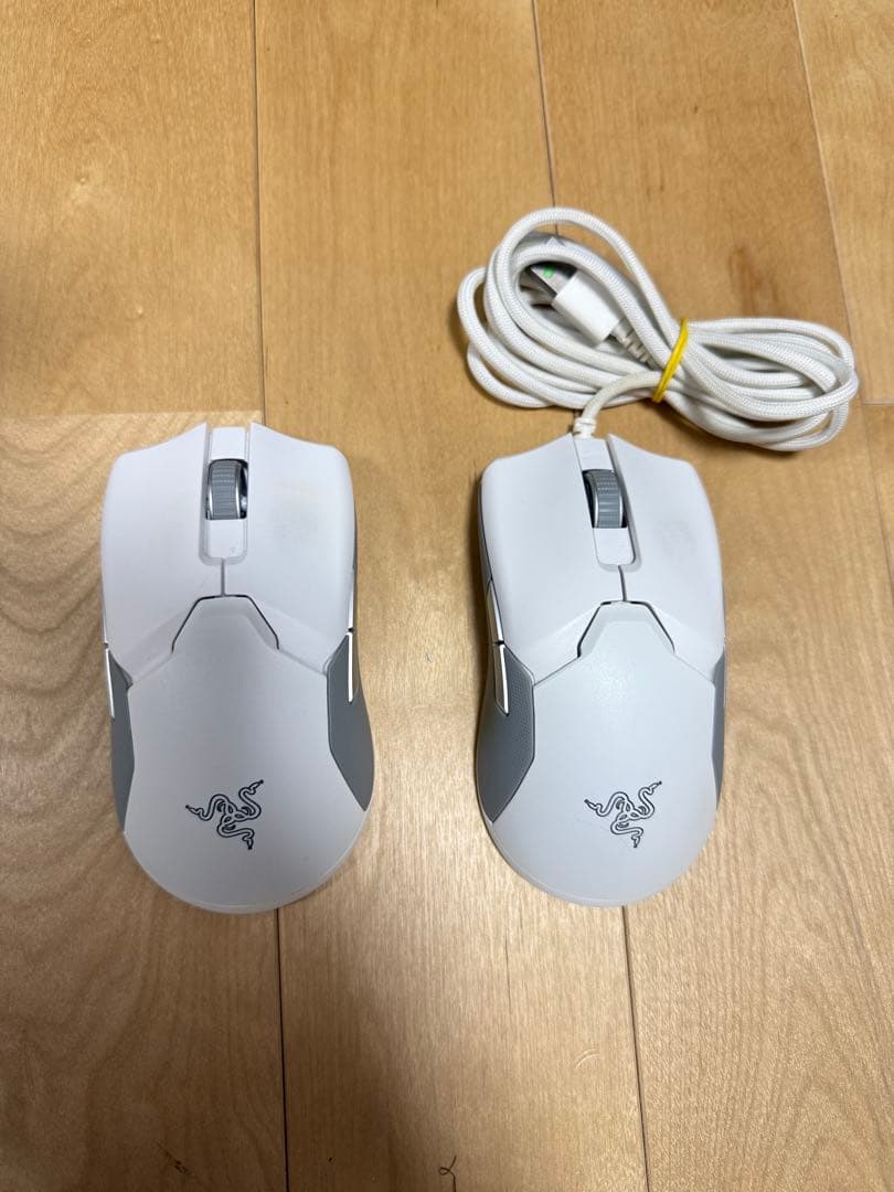 Razer Viper Ultimate Mercury White 2台セット