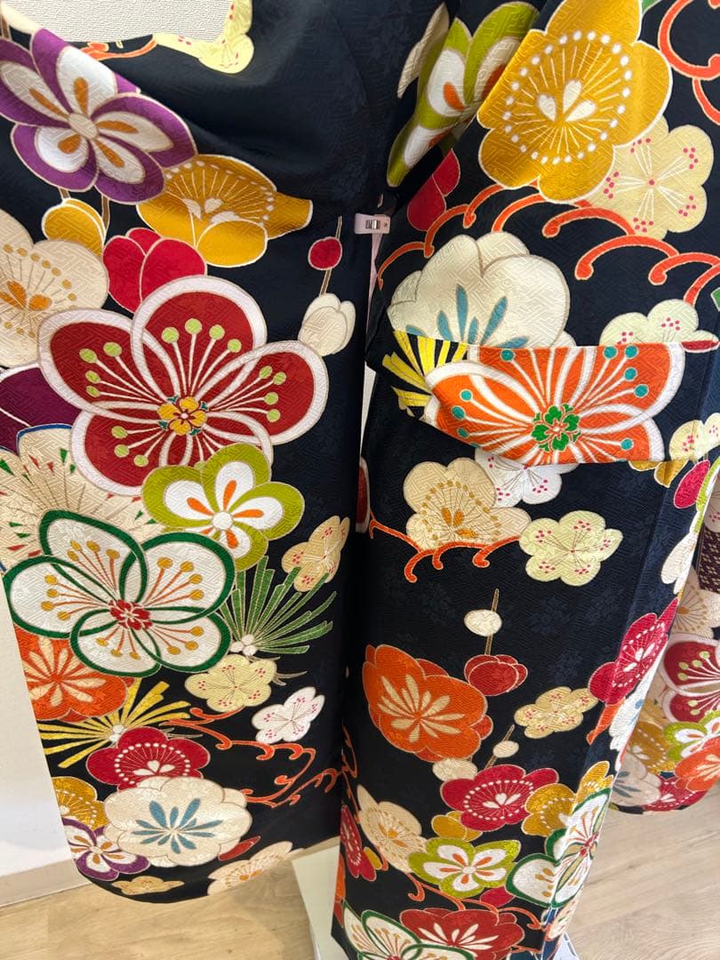 ふ25 振袖フルセット　振袖セット　 成人式　振袖　正絹　レトロ