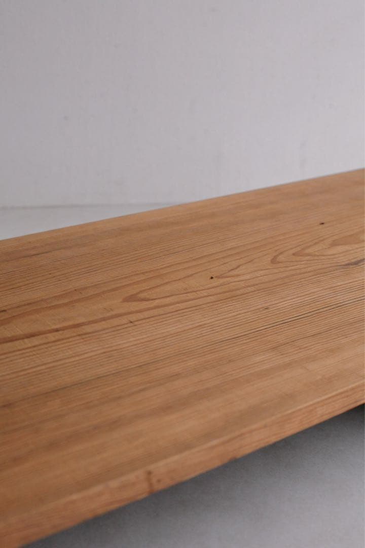 裁ち台　展示台　飾り棚　杉材　古材　無垢材　ローボード　店舗什器　古家具　古道具