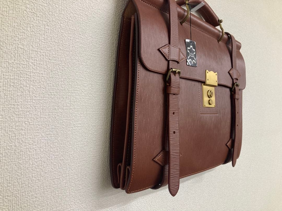 【未使用品】PORTER ダレスバッグ 鍵付き ブラウン ビジネスバッグ