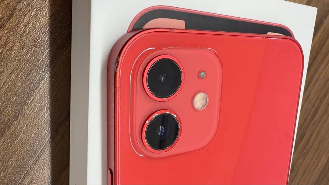 iPhone 12 simフリー 128G レッド 本体 76%