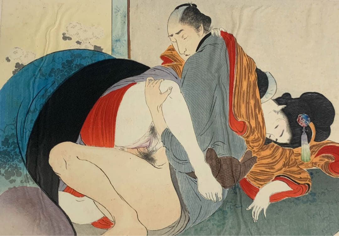 春画 枕絵十ニ図