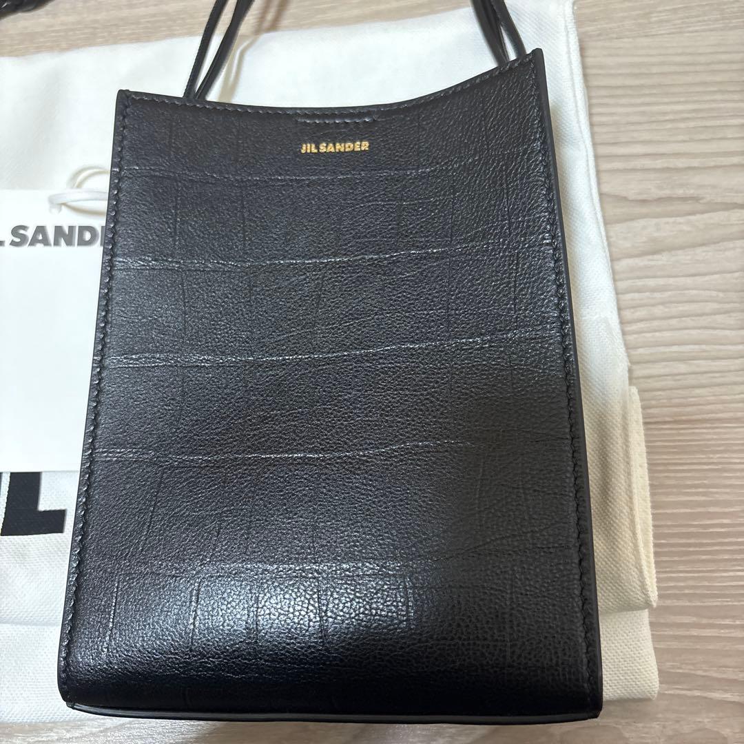 た*う様 JIL SANDER ブラックショルダーバッグ