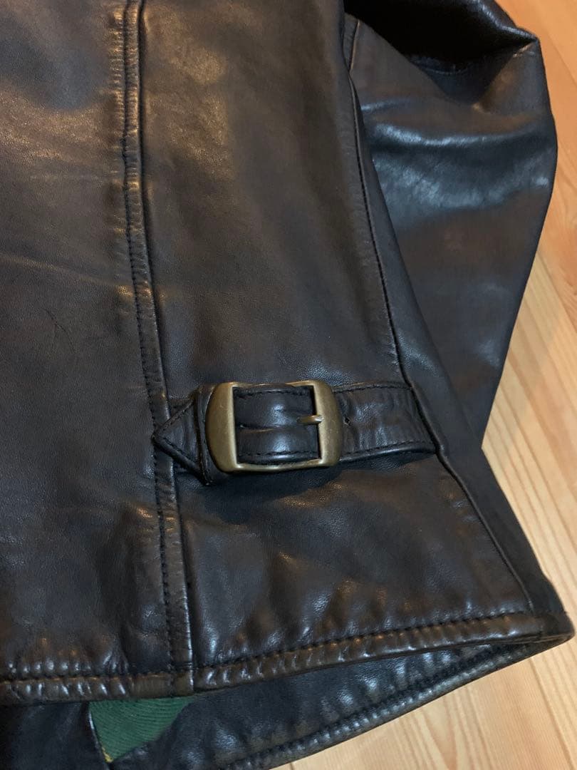 シングルライダース　馬革　ビンテージ M