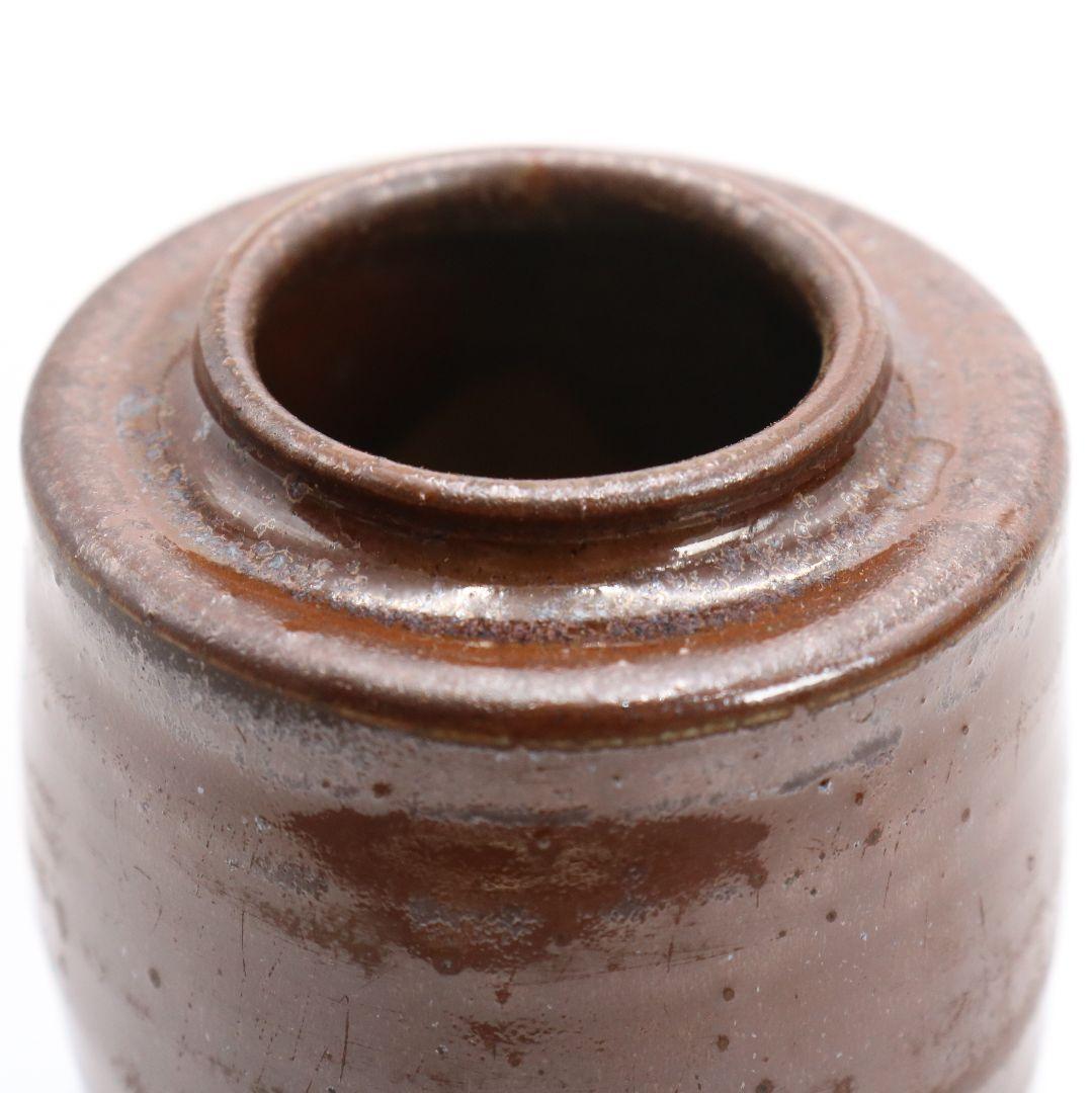 古瀬戸 肩衝茶入 堀内宗完(兼中斎)書付 茶道具　M317　NT2