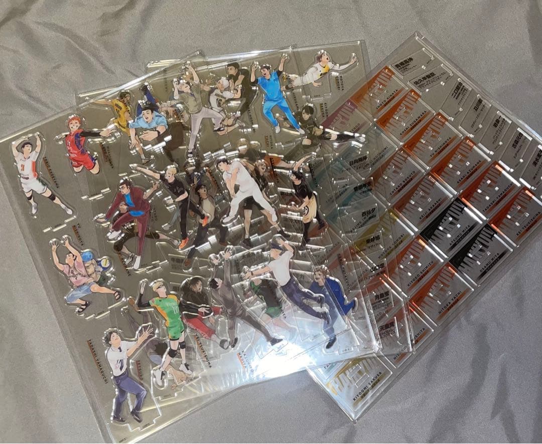 ハイキュー！！10thクロニクル　アクスタ全種+ピンズ　未使用