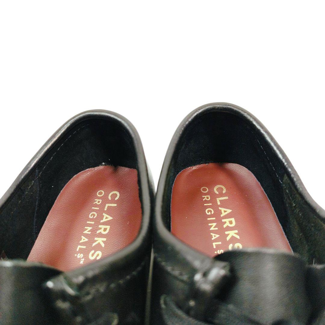 CLARKS ORIGINALS クラークス ワラビー ブラック レザー 25
