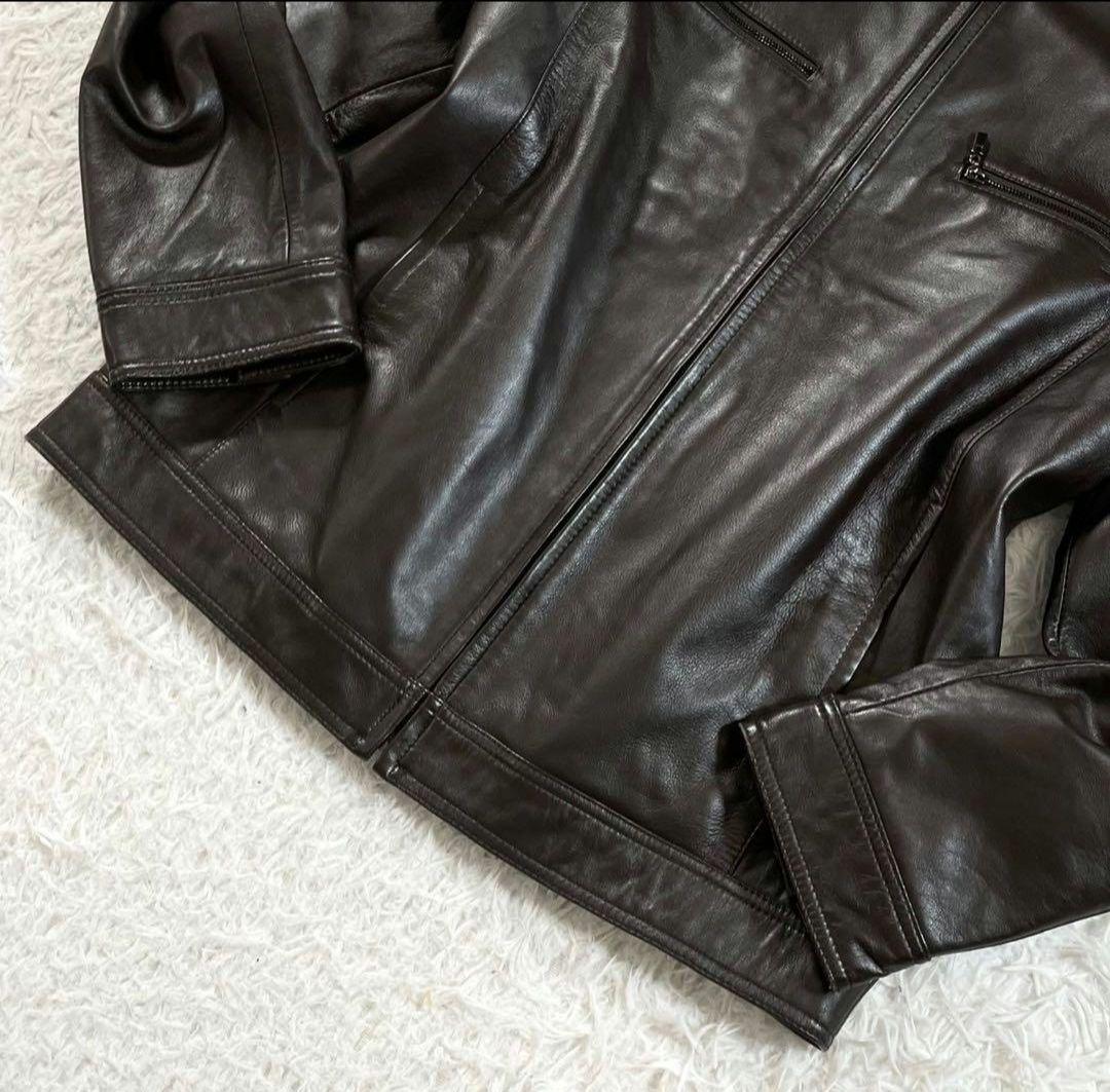 シングルライダース　ジャケット　レザージャケット　本革　羊革