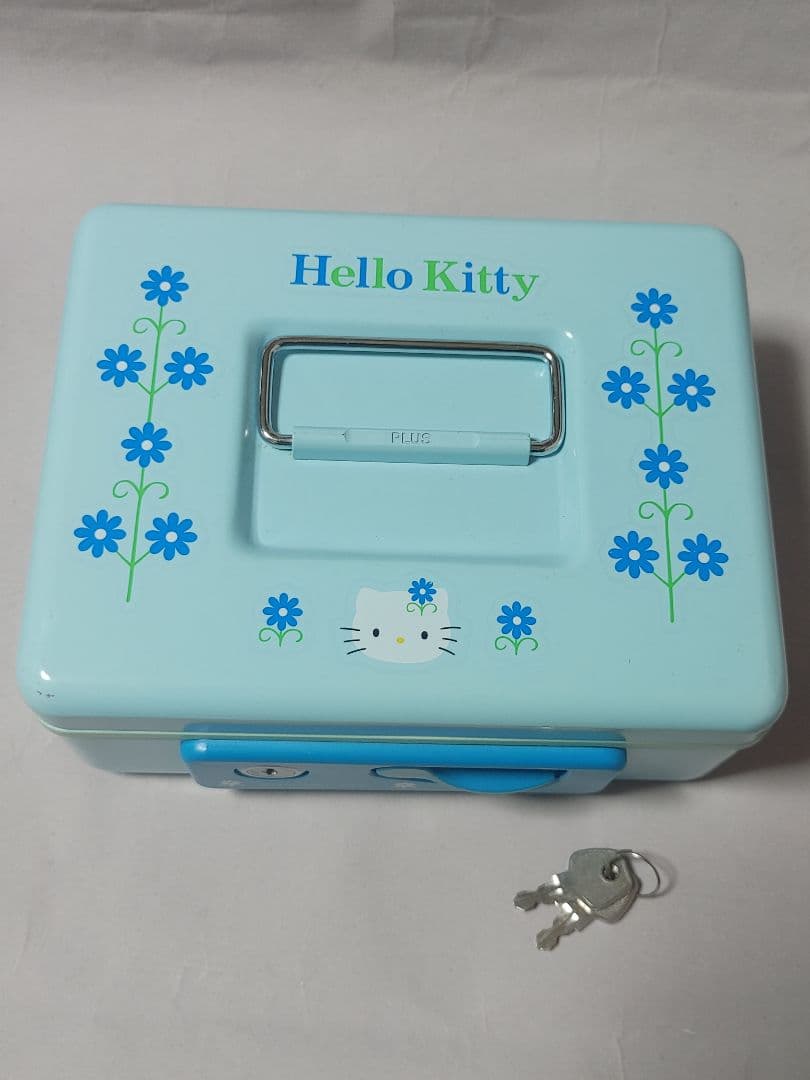 ハローキティ　2000年　フラワー　印鑑ケース・手提げ金庫
