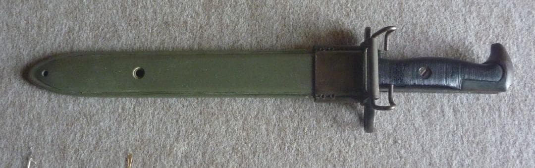 米軍　US　WW2　M1バヨネット（刃身切断タイプ）　鞘とグリップ