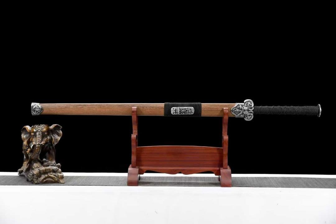 【ドロン漢剣】古兵器 刀装具 日本刀　模造刀 居合刀 武士道 鑑賞用 美術刀