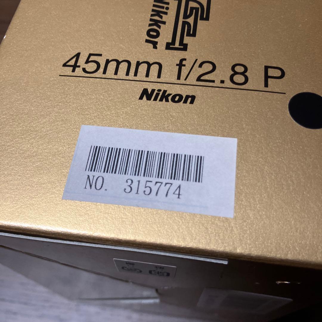 【美品】Nikon 45mm f/2.8 P