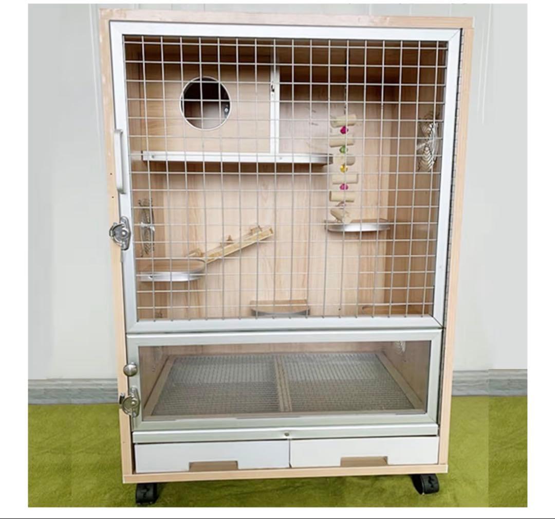 RTTZBOZ 大型ペット用引き出し式ケージ