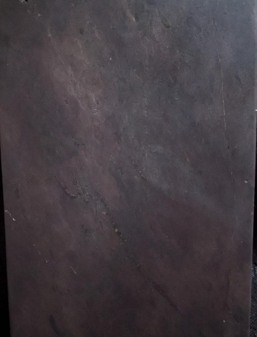 【クリオ】　　◆2点まとめ◆端渓硯（約八吋／唐木共箱）◆中国徽墨3本