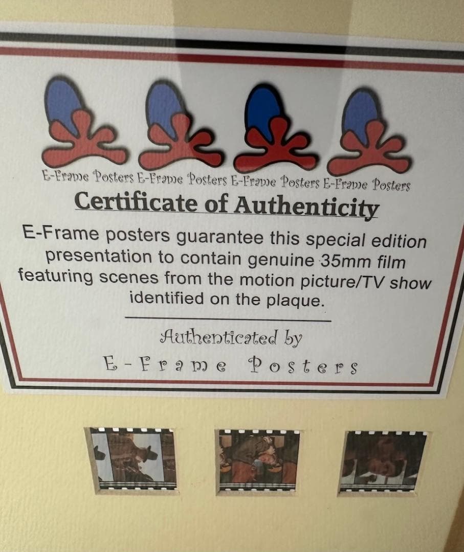 【激レア】BACK TO THE FUTURE フィルムセル額装 パネルフレー