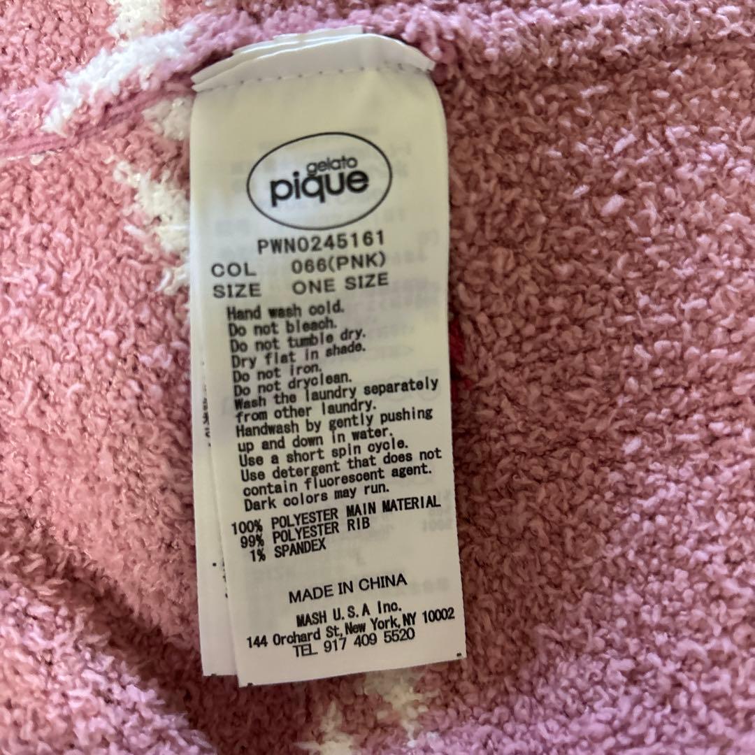 ジェラートピケ　限定　ホリデー　ノルディックワンピース　ピンク