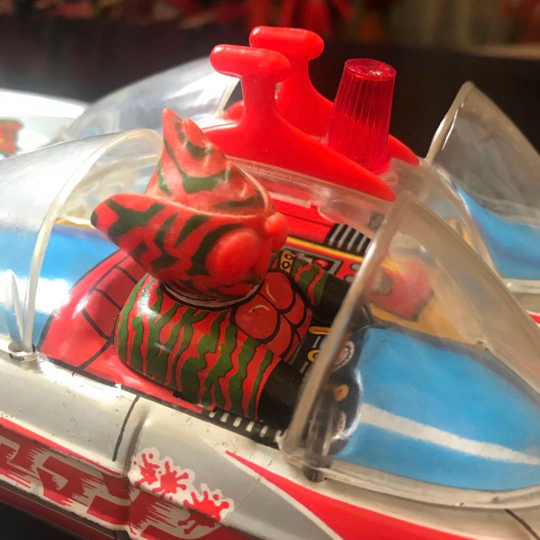 仮面ライダーアマゾン　当時物ブリキ　アマゾン号