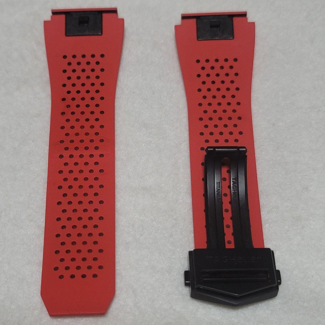 TAG Heuer コネクテッドE3.E4 45mm用レッドラバー