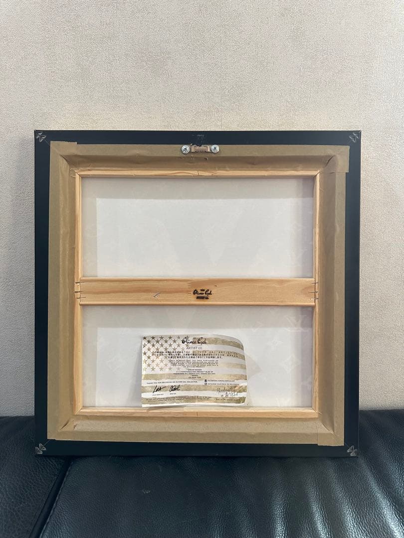 オリバーガル 額付き44.5✖️44.5 /直筆サイン入り/希少