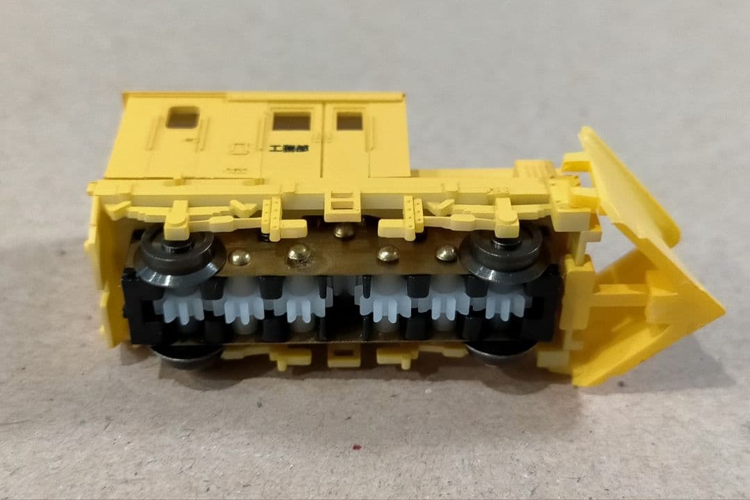 Nゲージ 津川洋行 排雪モーターカーTMC100BS 3窓 ラッセルヘッド付き