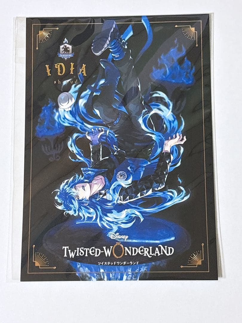 ディズニー ツイステ イデア 1/8フィギュア 特典 缶バッジ ポストカード