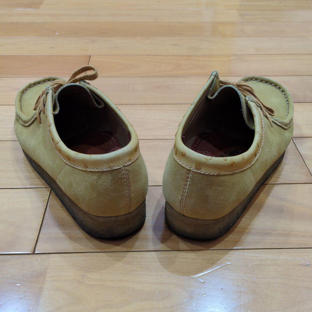 【激レア】35周年 stussy Clarks ワラビー 25.5cm イエロー