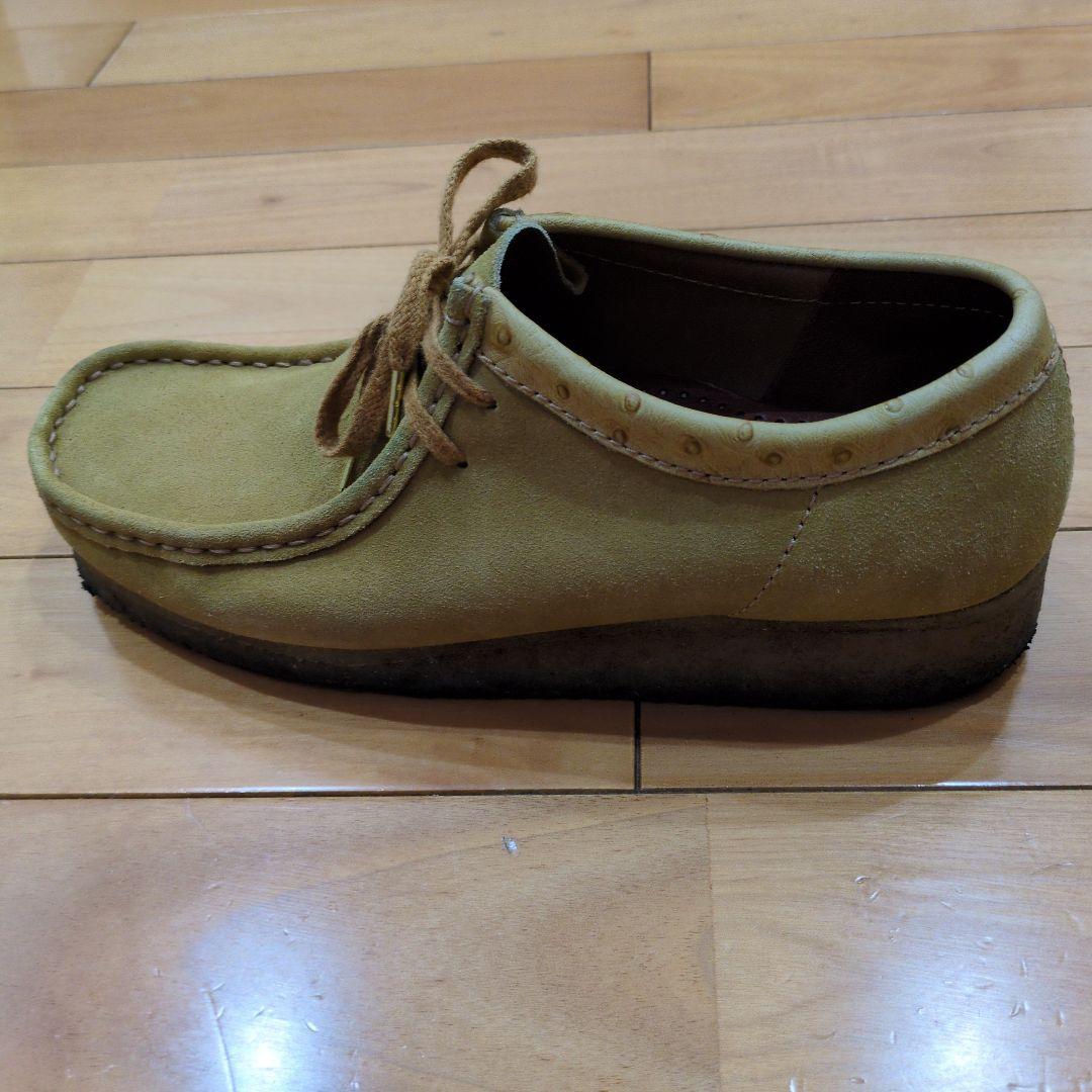 【激レア】35周年 stussy Clarks ワラビー 25.5cm イエロー
