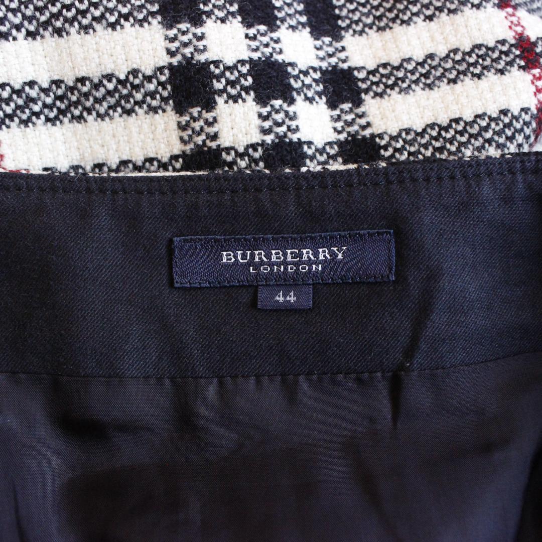 【極美品 大きいサイズ】BURBERRY LONDON フレアスカート 44