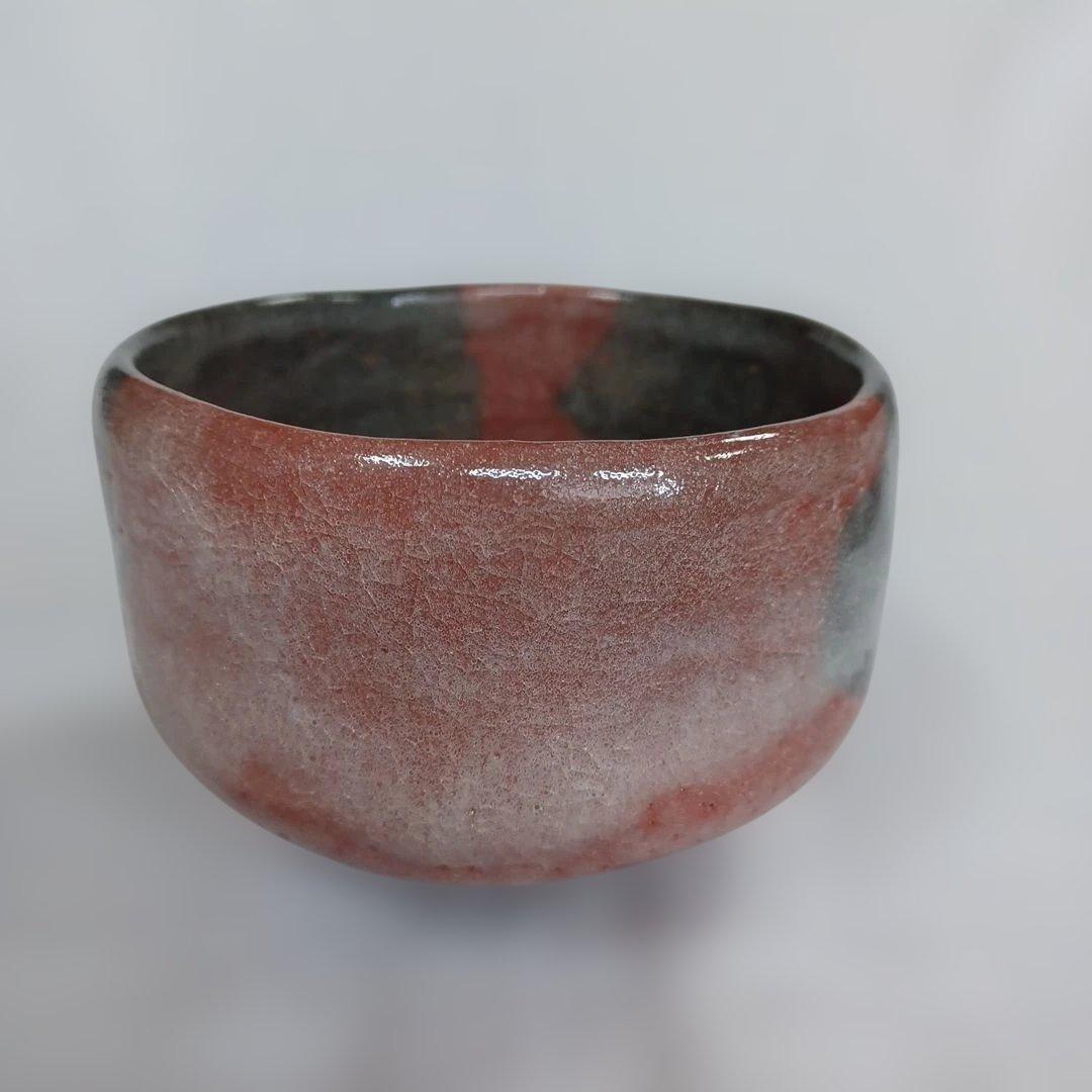 泉喜仙花入と茶碗