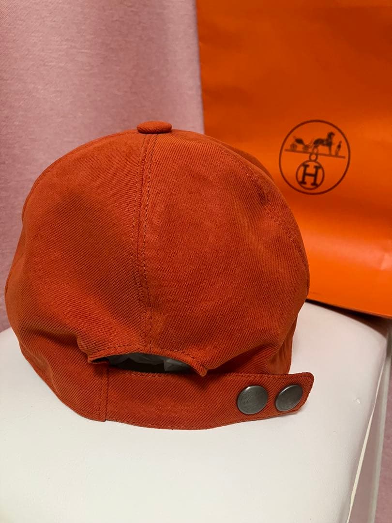 HERMES オレンジキャップ サイズ59