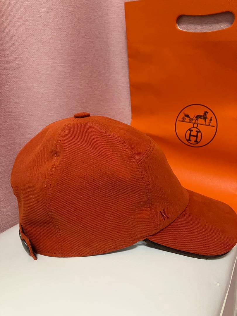 HERMES オレンジキャップ サイズ59