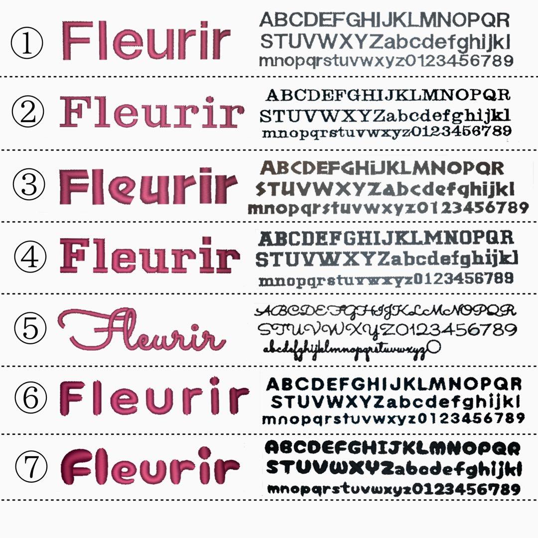 【即購入◎】名前 オーダー 名入れ刺繍キーホルダー バッグチャーム ネームタグ