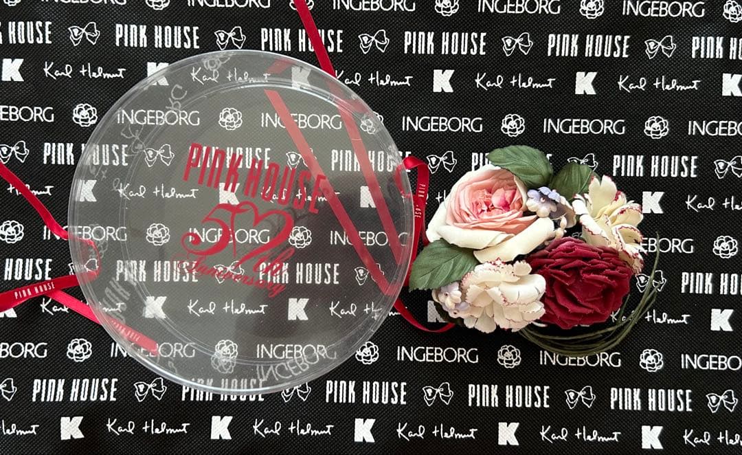 ピンクハウス 50周年記念 PINK HOUSE×アトリエ染花】コサージュ