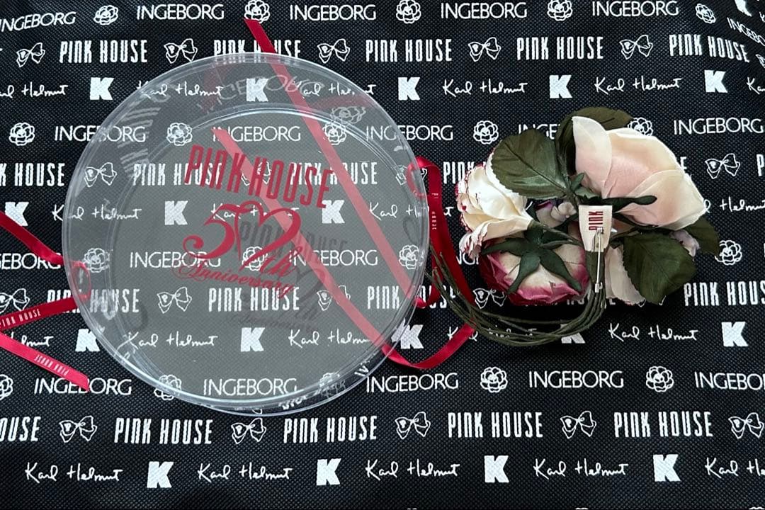 ピンクハウス 50周年記念 PINK HOUSE×アトリエ染花】コサージュ