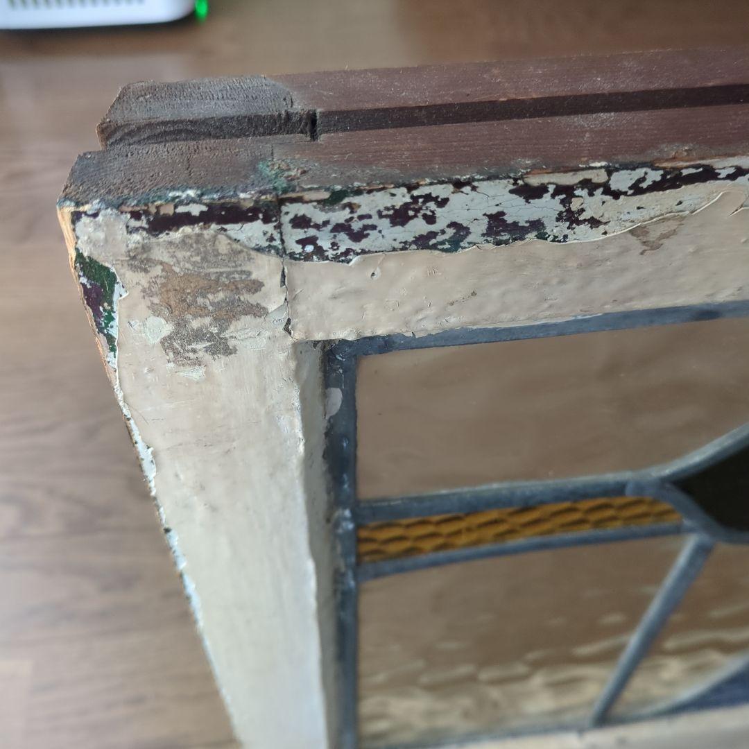 英国アンティーク　ステンドグラス　窓　イギリス