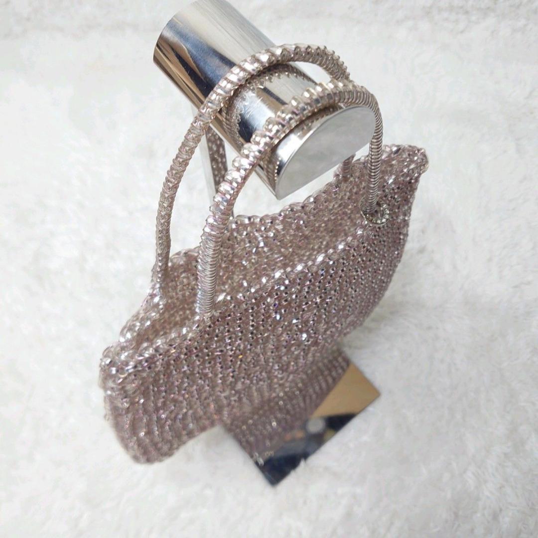 【人気カラー】ANTEPRIMA ワイヤーバッグ スクエア ピンクシルバー