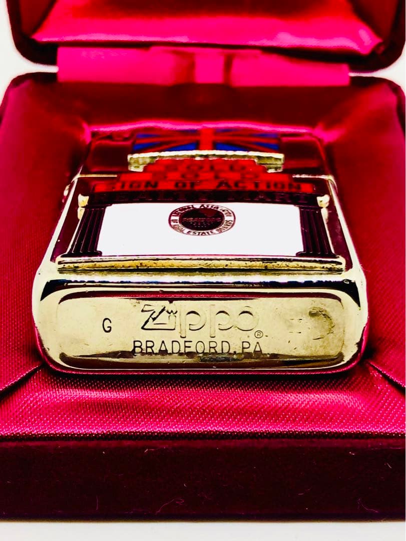 ダブルデッカー＊ビートルズの英国旗ユニオンジャック＊ビンテージ80sエナメル七宝