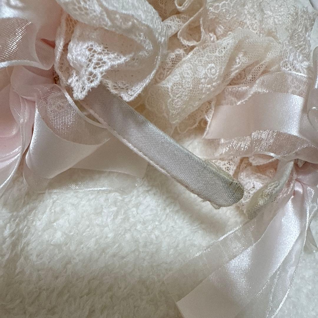 へドレ風 カチューシャ ピンク