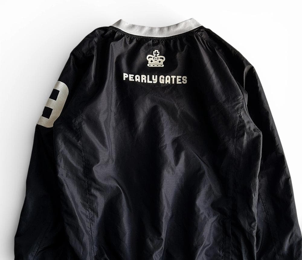 未使用級 パーリーゲイツ 蓄熱フィルム裏地付き スニードジャックジャケット紺