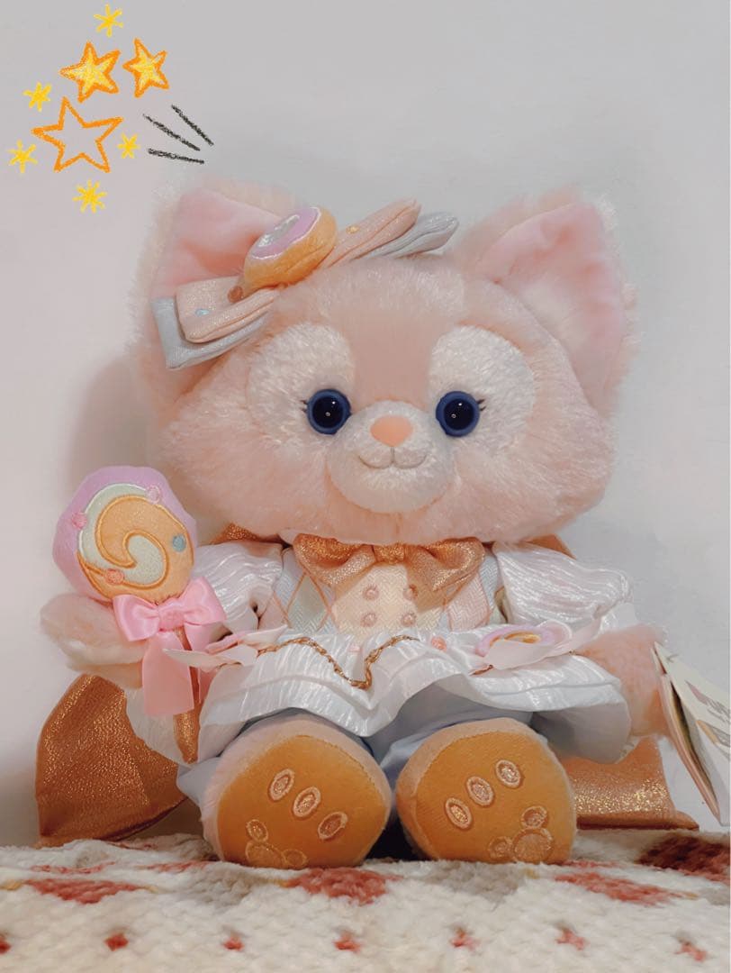 即日❣️7908 上海ディズニー　お誕生日　バースデー　リーナベル　ぬいぐるみSS