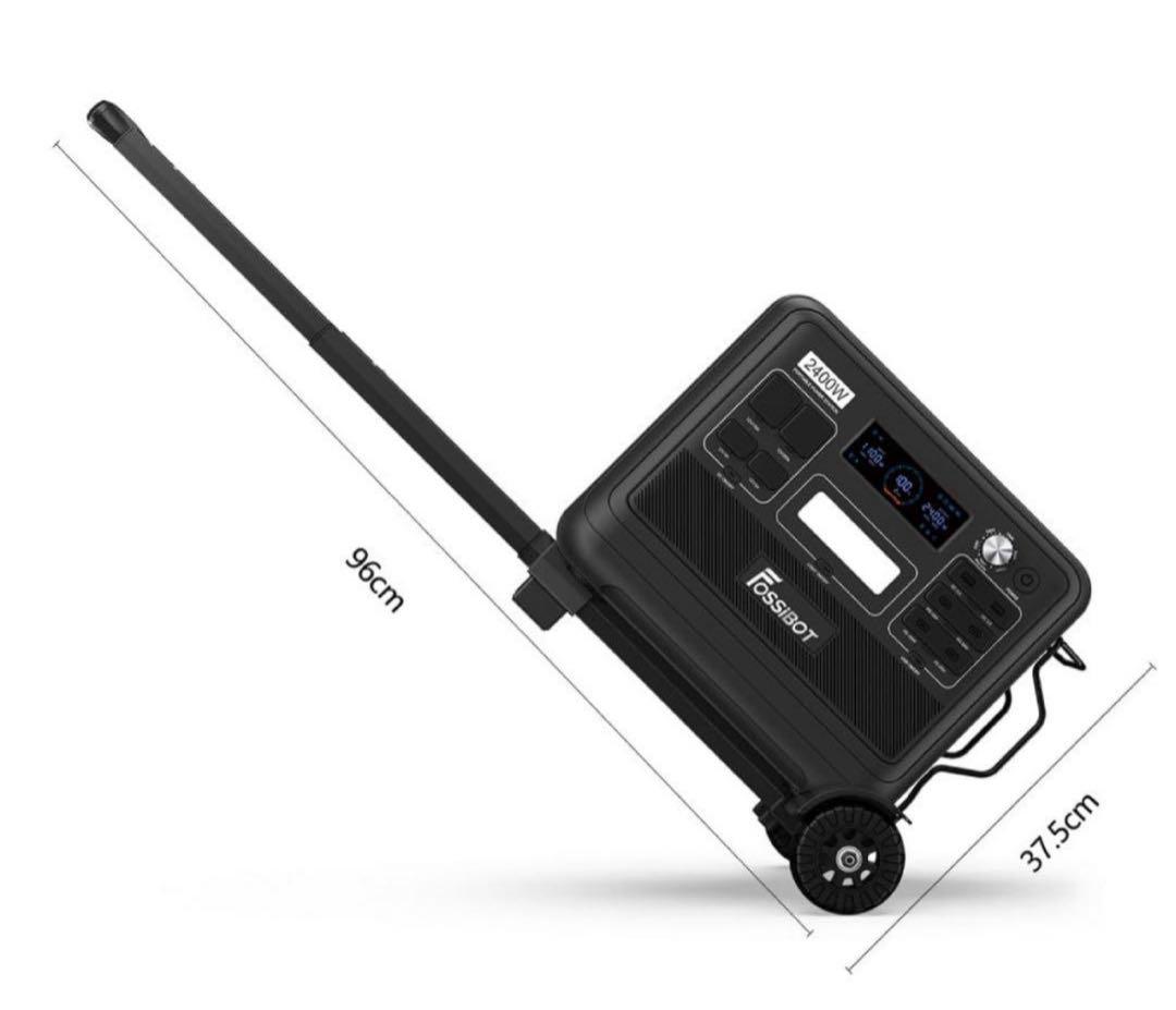 FOSSiBOT ポータブル電源 F2400 大容量 2048Wh/2400W