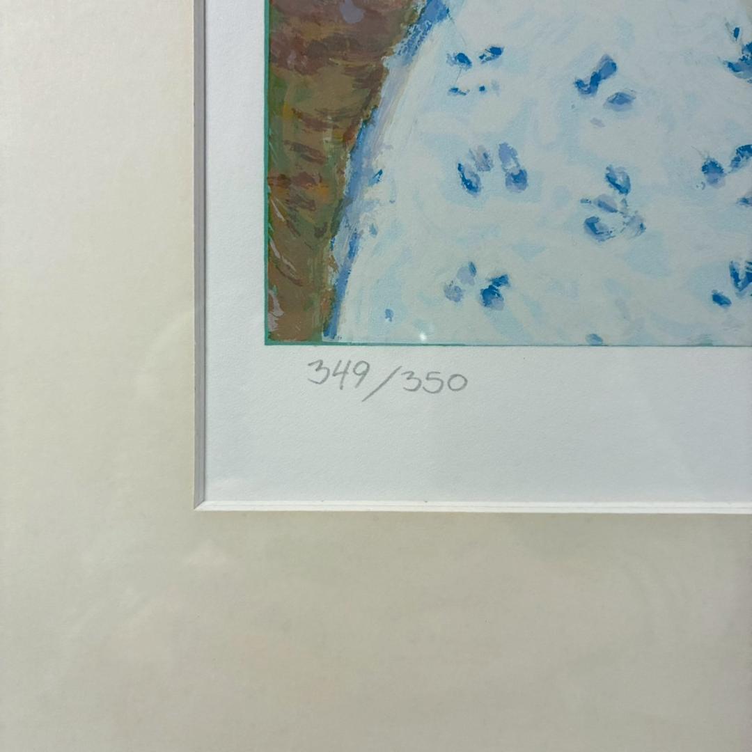 美品 レスリー・セイヤー「サンフランシスコ」シルクスクリーン 大作 直筆サイン入