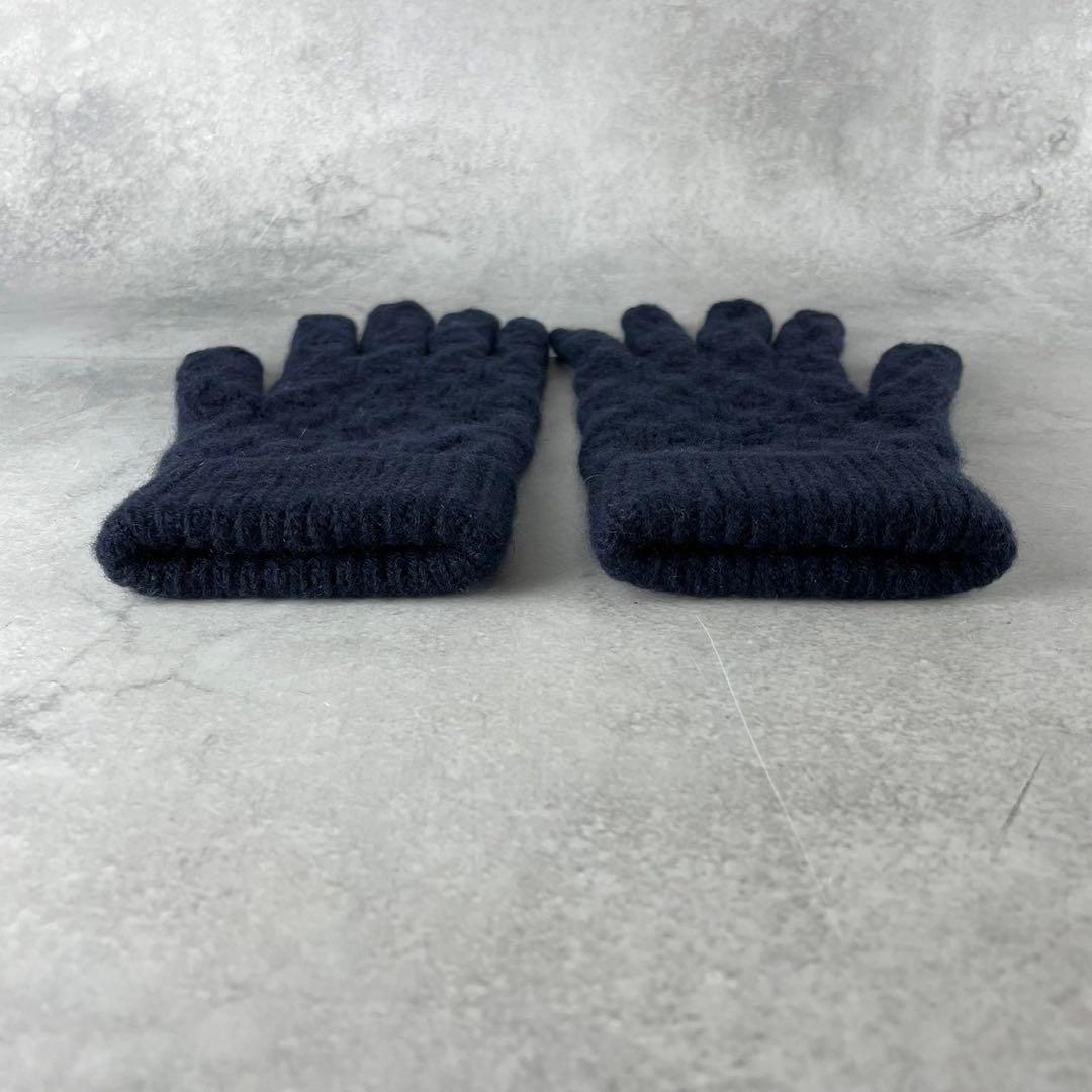 きみ様　箱・ショッパー付　HERMES エルメス　トリ・マイヨン　カシミア手袋