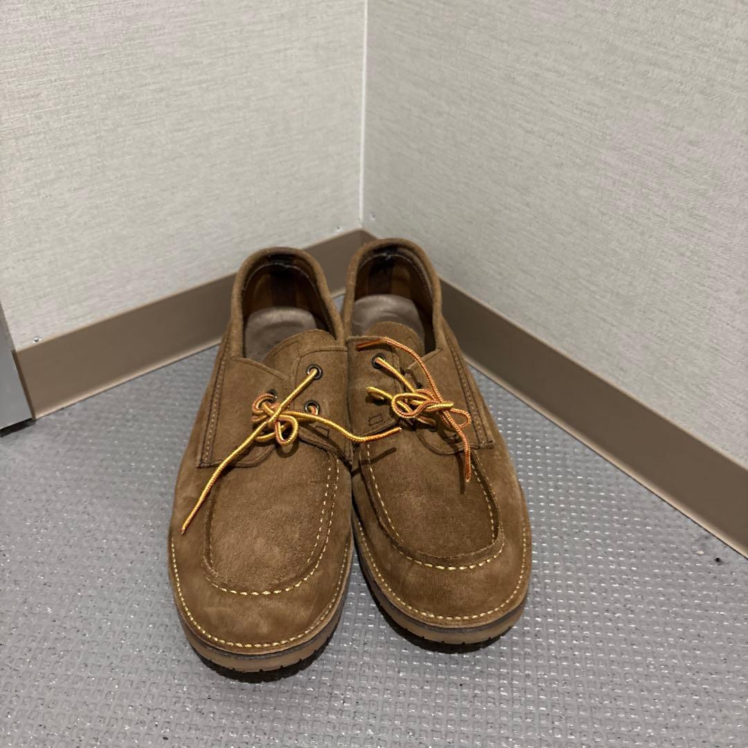 レッドウィング　ブラウン スエード モカシン