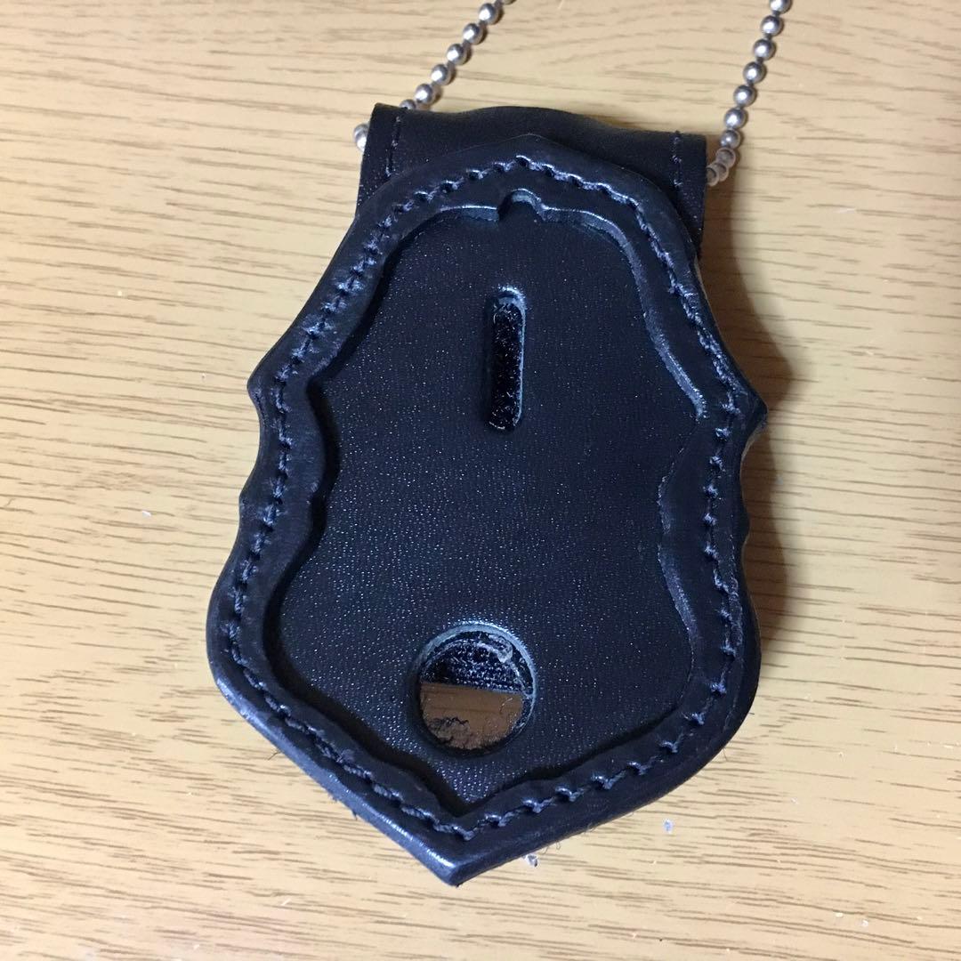 個人装備 AKER Leather Federal Badge Holder