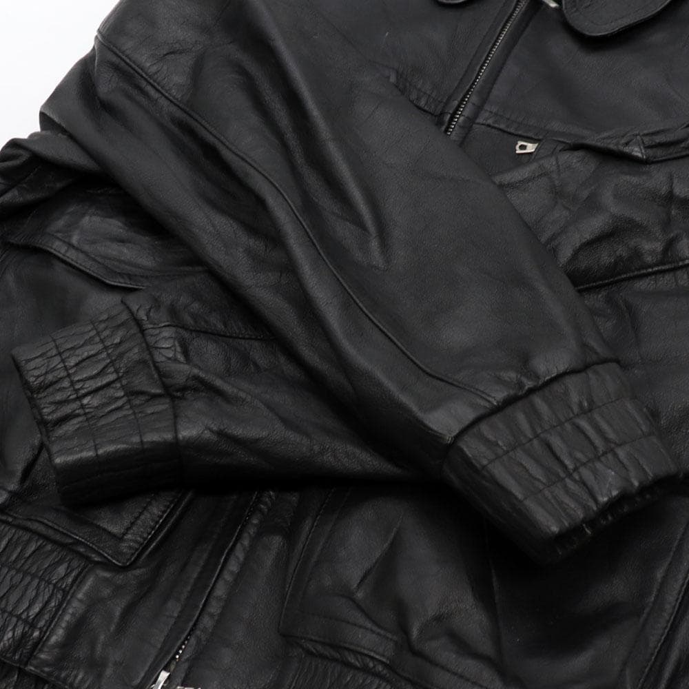 90's HACKEL&CO ドイツ警察 レザーポリスマンジャケット ライナー付