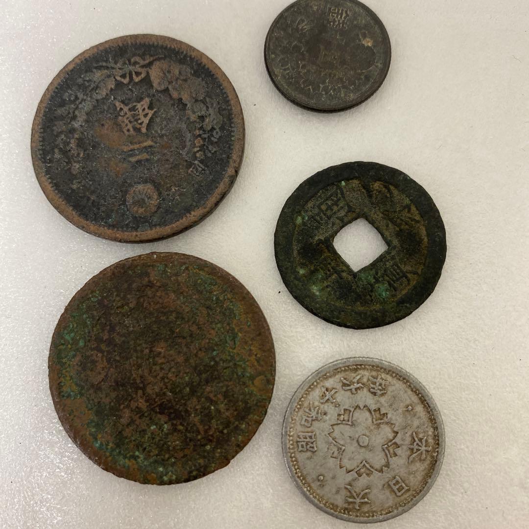 3-2143 古銭まとめ（琉球通宝、他）
